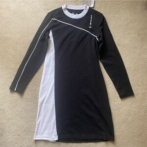 Puma BMW Motorsport Women's Statement Dress Stretch Size LARGE long Sleeve NWT